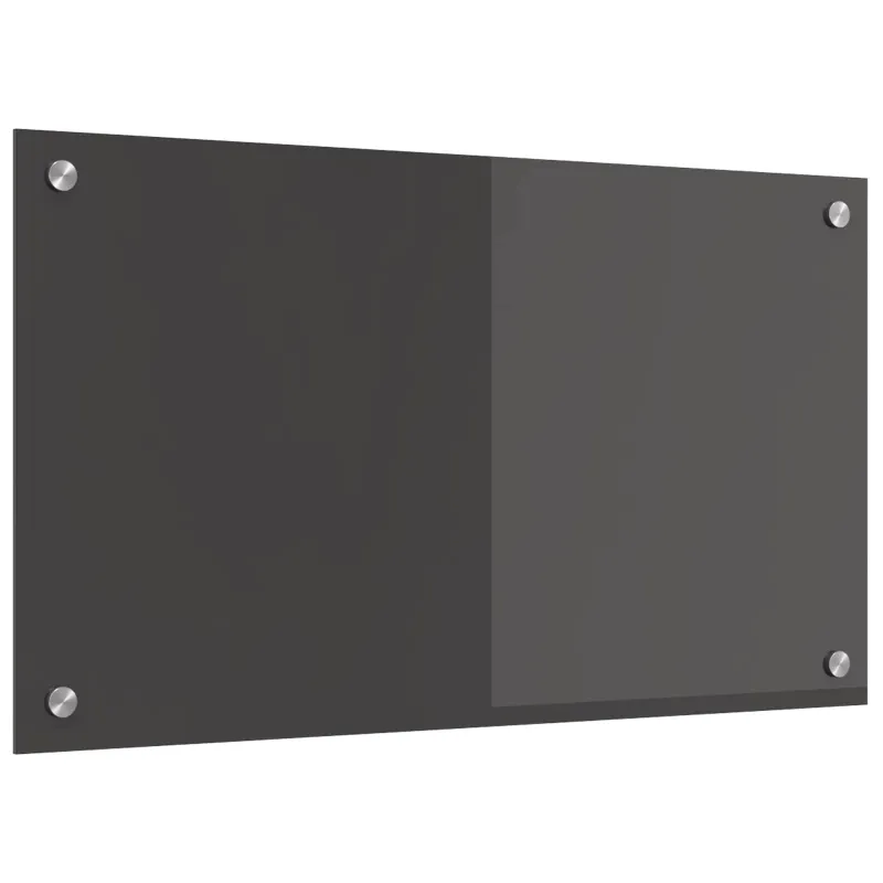 Virtuvės atbraila Tamsiai pilka 70 x 40 cm grūdintas stiklas