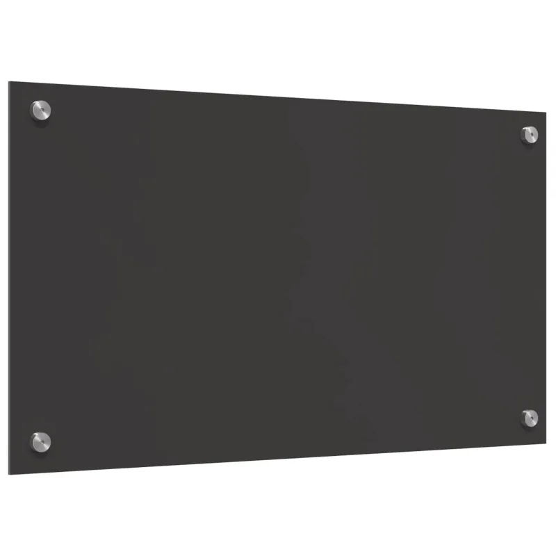 Virtuvės atbraila Tamsiai pilka 70 x 40 cm grūdintas stiklas