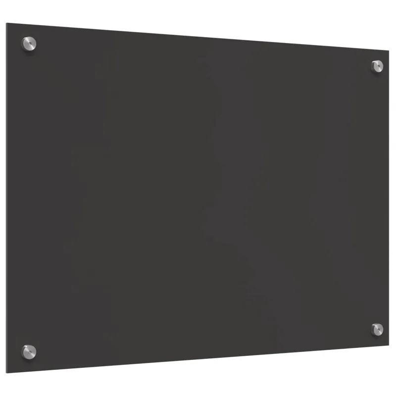 Virtuvės atbraila Tamsiai pilka 70 x 50 cm grūdintas stiklas