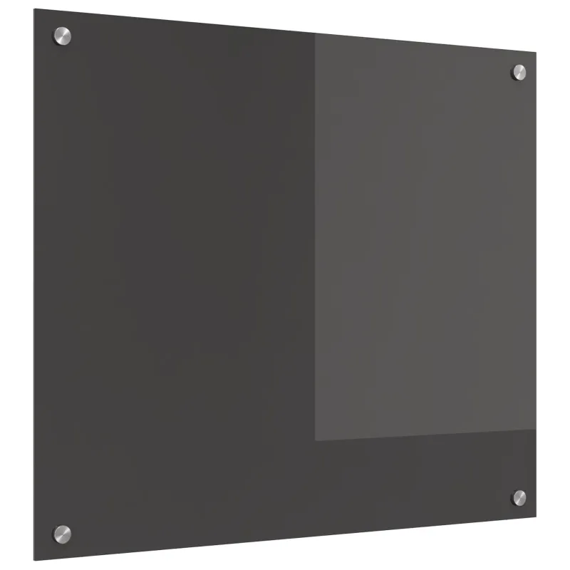 Virtuvės atbraila Tamsiai pilka 70 x 60 cm grūdintas stiklas