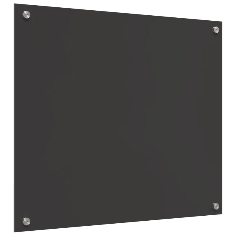 Virtuvės atbraila Tamsiai pilka 70 x 60 cm grūdintas stiklas