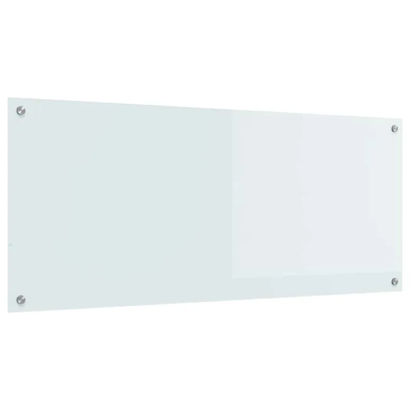 Virtuvės atbraila Balta 120 x 50 cm grūdintas stiklas