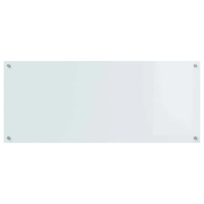 Virtuvės atbraila Balta 120 x 50 cm grūdintas stiklas