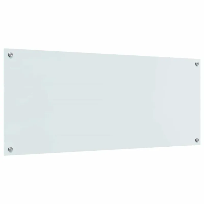 Virtuvės atbraila Balta 120 x 50 cm grūdintas stiklas