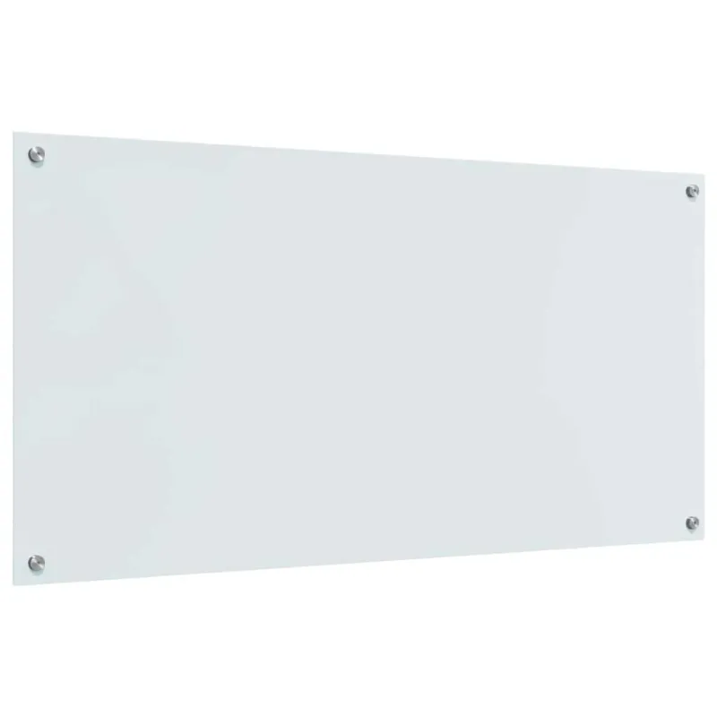 Virtuvės atbraila Balta 120 x 60 cm grūdintas stiklas