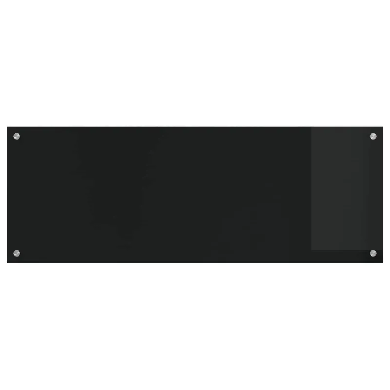 Virtuvės atbraila Juoda 110 x 40 cm grūdintas stiklas