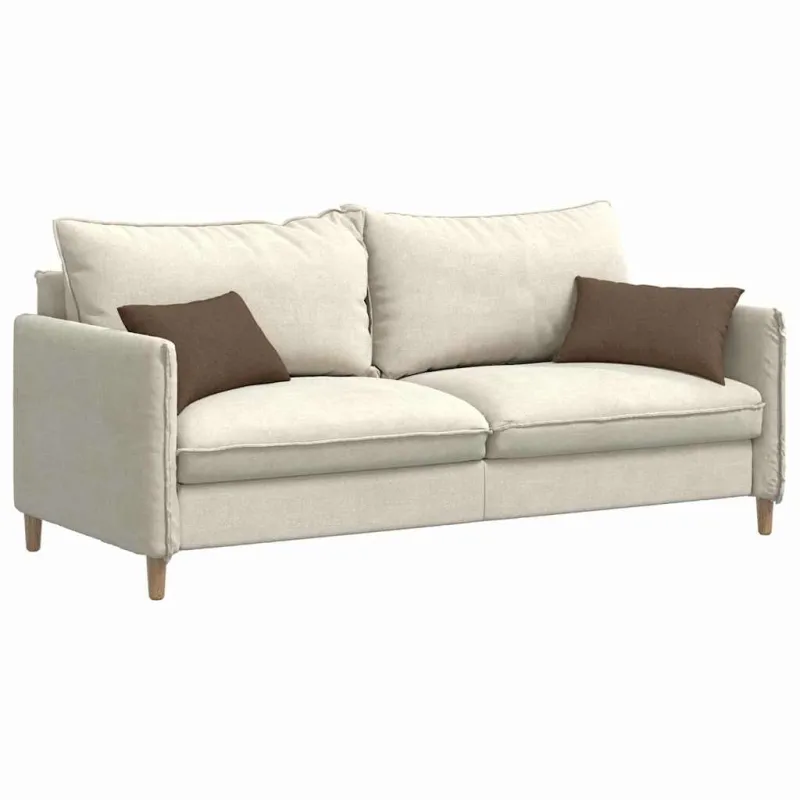 Sofa Pagalvės 2 pcs Ruda 50 x 30 cm audinys