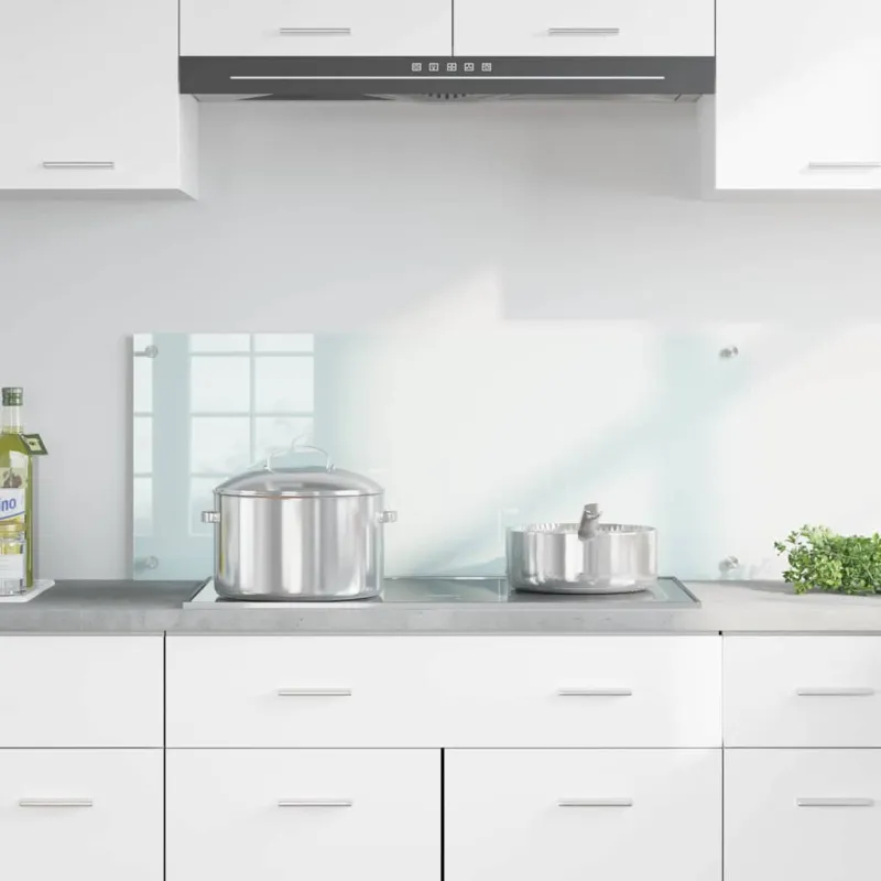 Virtuvės atbraila Pienas 100 x 40 cm grūdintas stiklas