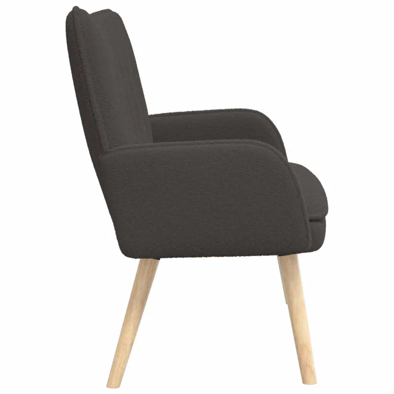 Dvitaškė sofa Tamsiai pilka 115 x 61 x 87 cm Bouclé