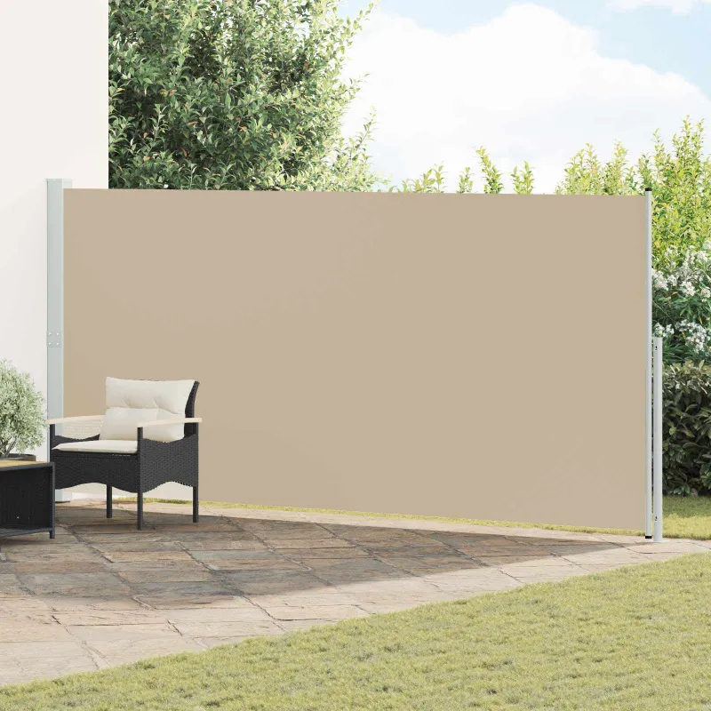 Ištraukiama šoninė užuolaida Smėlio 600 x 180 cm Poliesteris