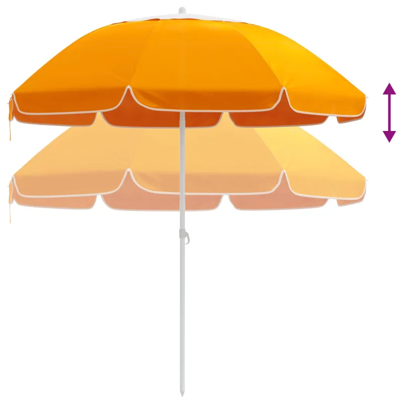 Sodo skėtis 160 cm 170T poliesteris Oranžinė