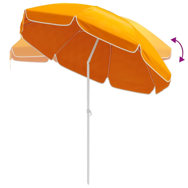 Sodo skėtis 240 cm 170T poliesteris Oranžinė