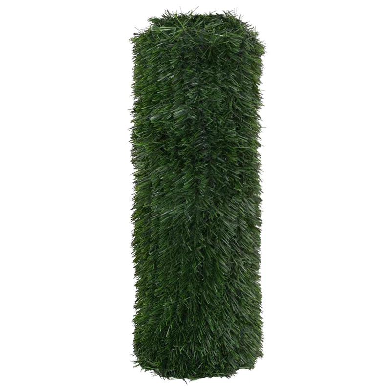 Dirbtinė tvora Tamsiai žalia 1 x 3 m PVC ir Plienas