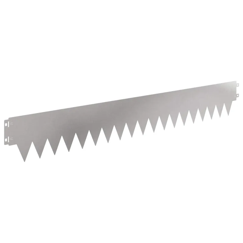 Vejo kraštas 10 pcs 103 x 15 cm metalas Sidabrinė