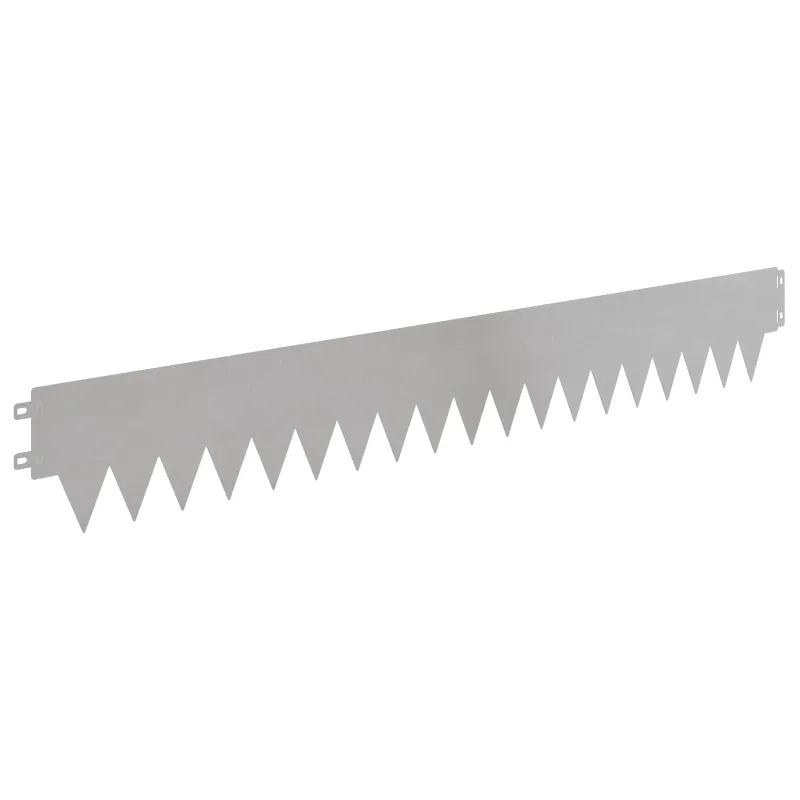 Vejo kraštas 10 pcs 103 x 15 cm metalas Sidabrinė