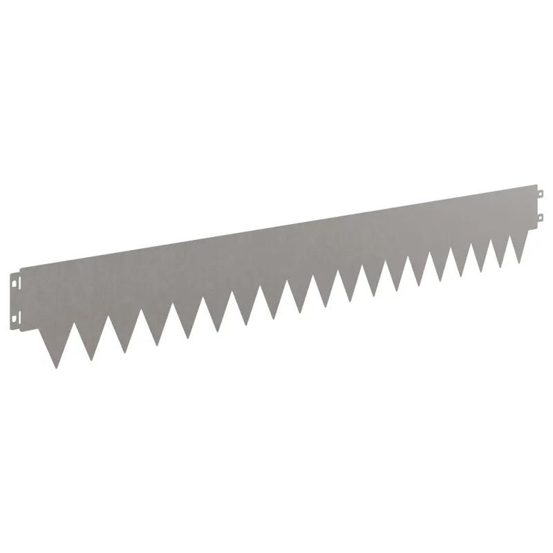 Vejo kraštas 30 pcs 103 x 15 cm metalas Rūdijanti