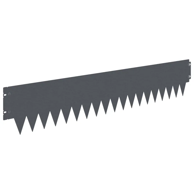 Vejo kraštas 30 pcs 103 x 20 cm metalas Antracito