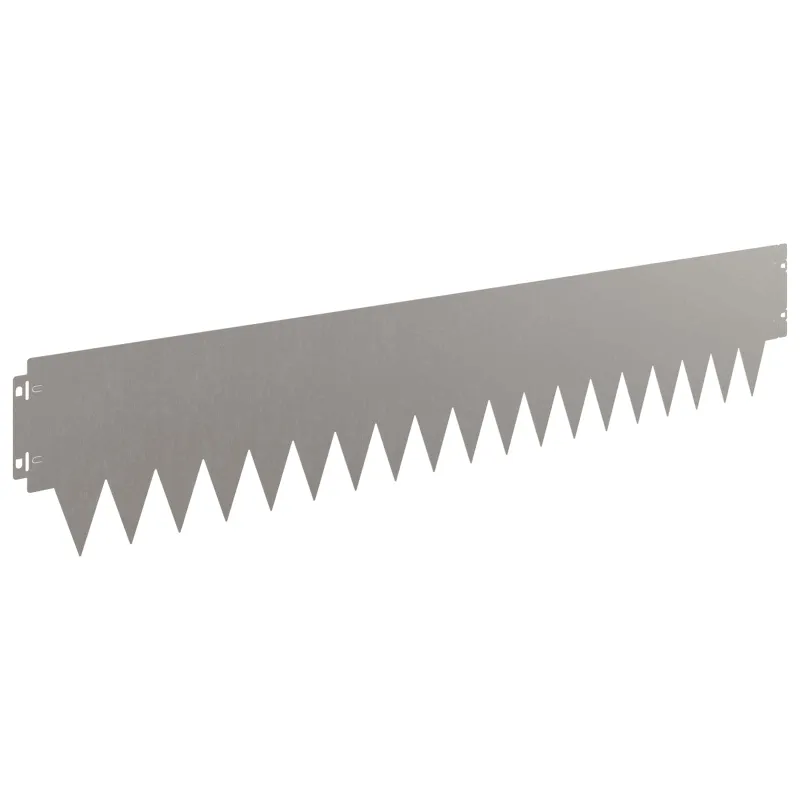 Vejo kraštas 30 pcs 103 x 20 cm metalas Rūdijanti