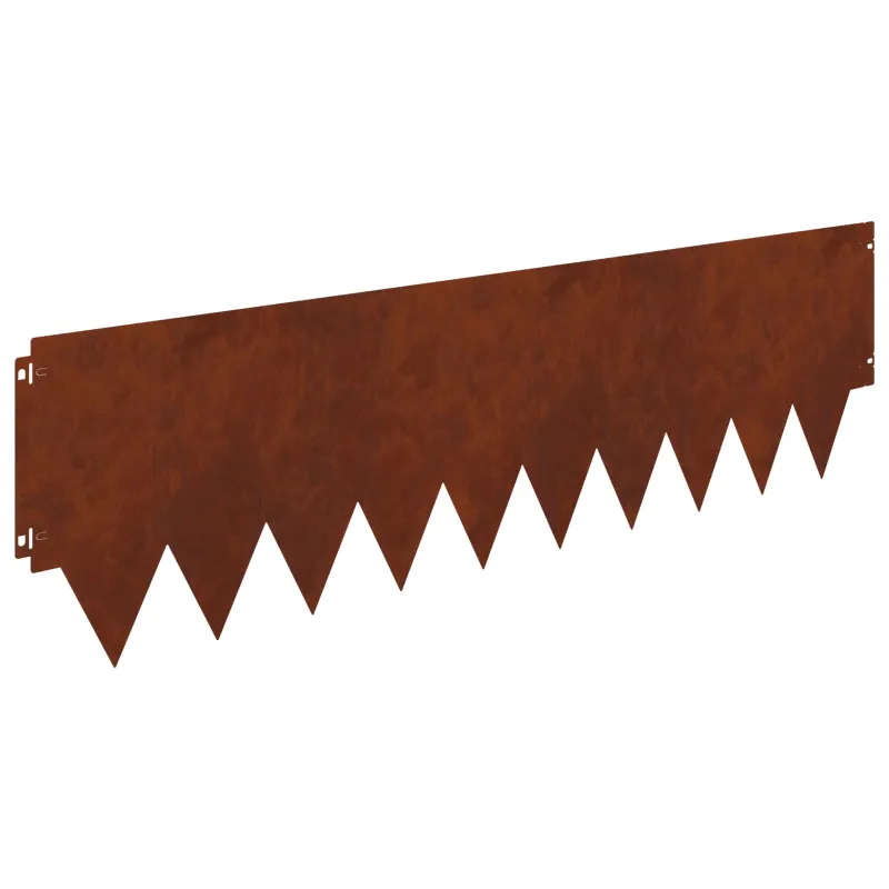 Vejo kraštas 20 pcs 103 x 30 cm metalas Rūdijanti