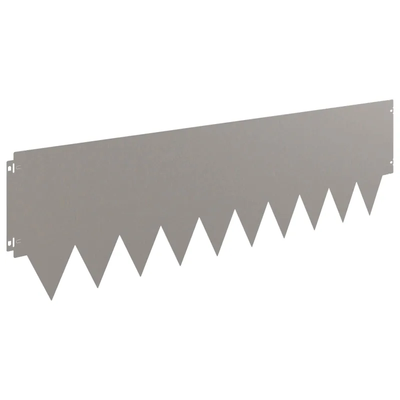 Vejo kraštas 20 pcs 103 x 30 cm metalas Rūdijanti