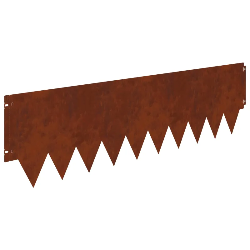 Vejo kraštas 20 pcs 103 x 30 cm metalas Rūdijanti