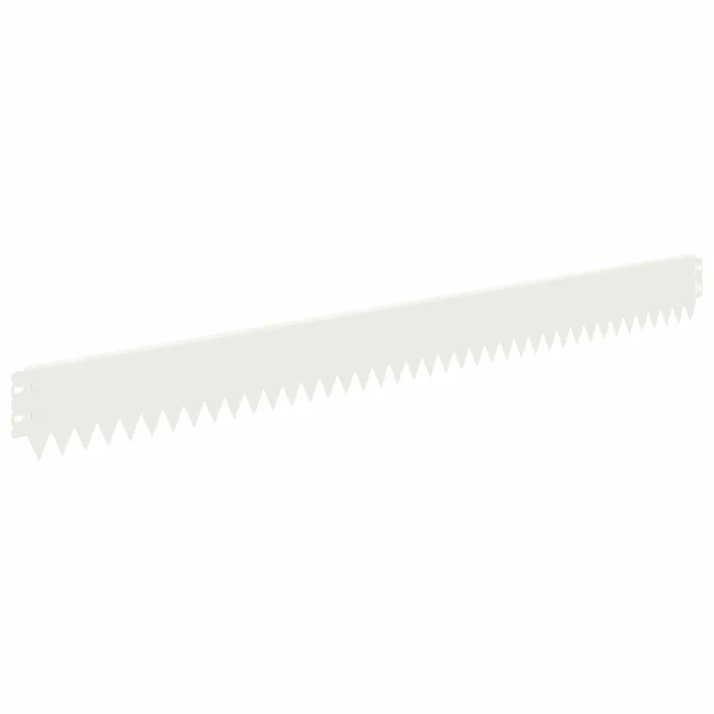 Vejo kraštas 20 pcs 103 x 10 cm Plienas Balta