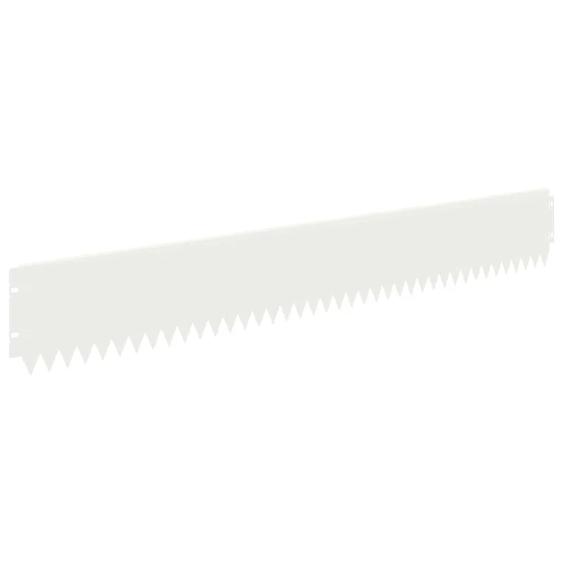 Vejo kraštas 30 pcs 103 x 15 cm Plienas Balta