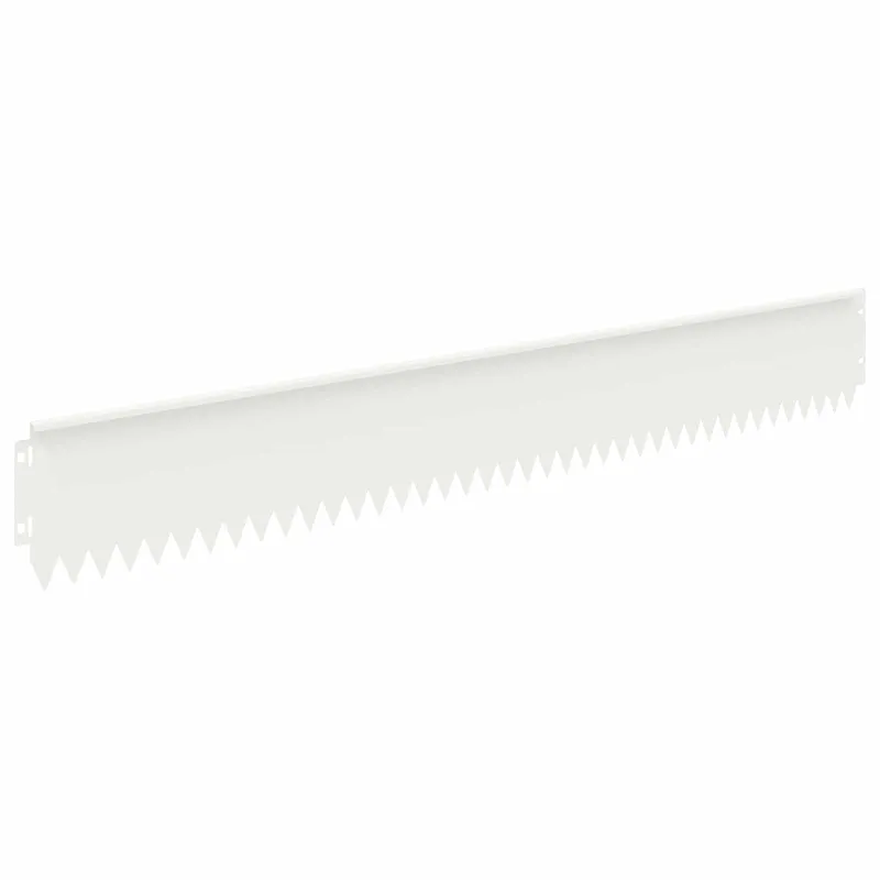 Vejo kraštas 30 pcs 103 x 15 cm Plienas Balta