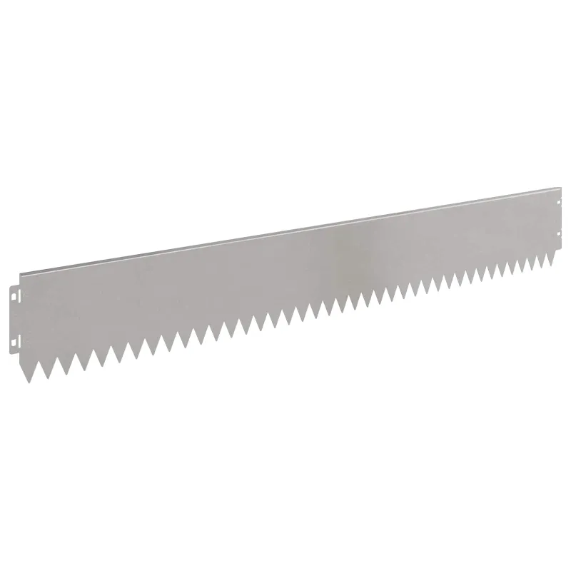 Vejo kraštas 20 pcs 103 x 15 cm Plienas Sidabrinė