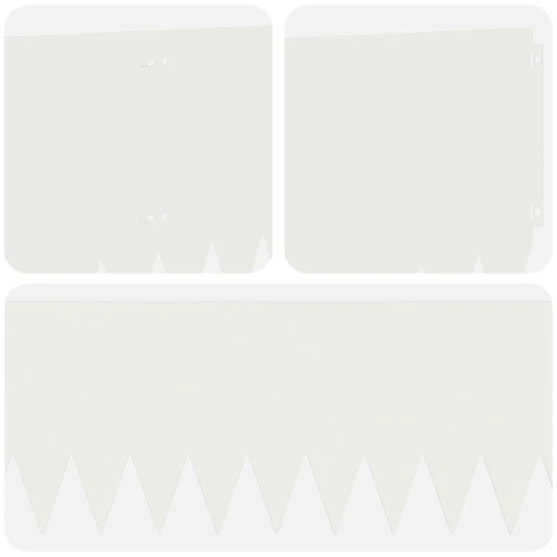 Vejo kraštas 20 pcs 103 x 30 cm Plienas Balta