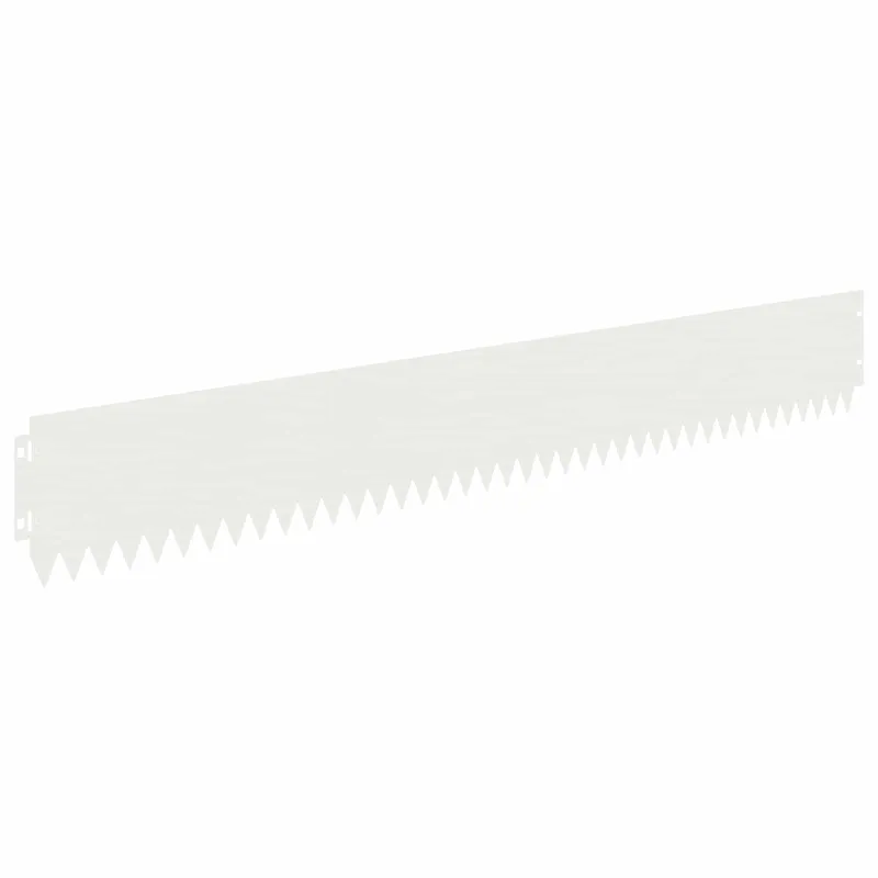 Vejo kraštas 10 pcs 103 x 15 cm Plienas Balta