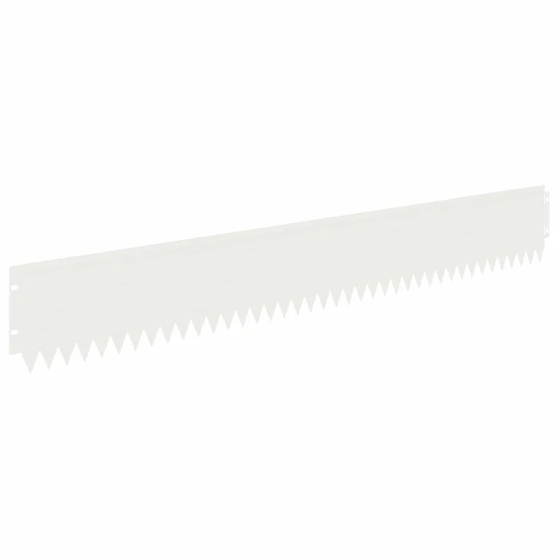 Vejo kraštas 20 pcs 103 x 15 cm Plienas Balta