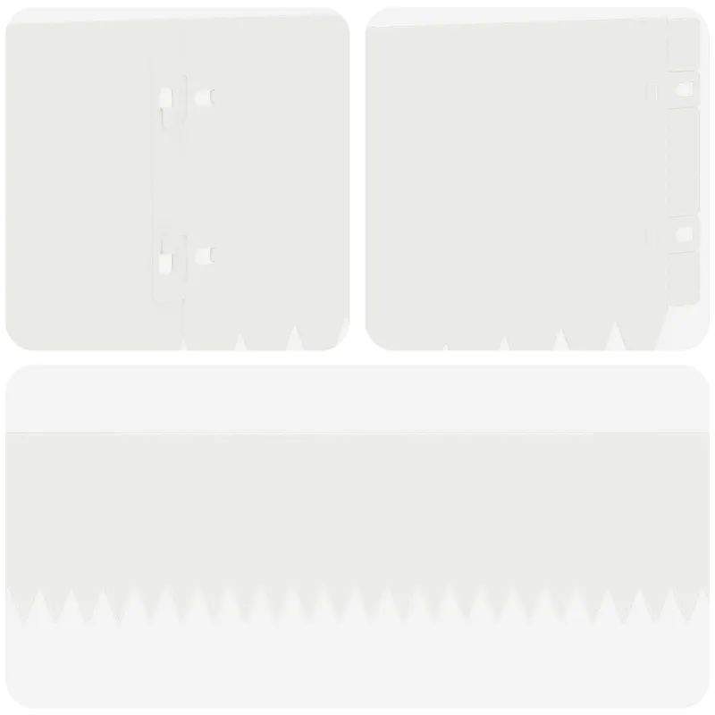 Vejo kraštas 20 pcs 103 x 15 cm Plienas Balta
