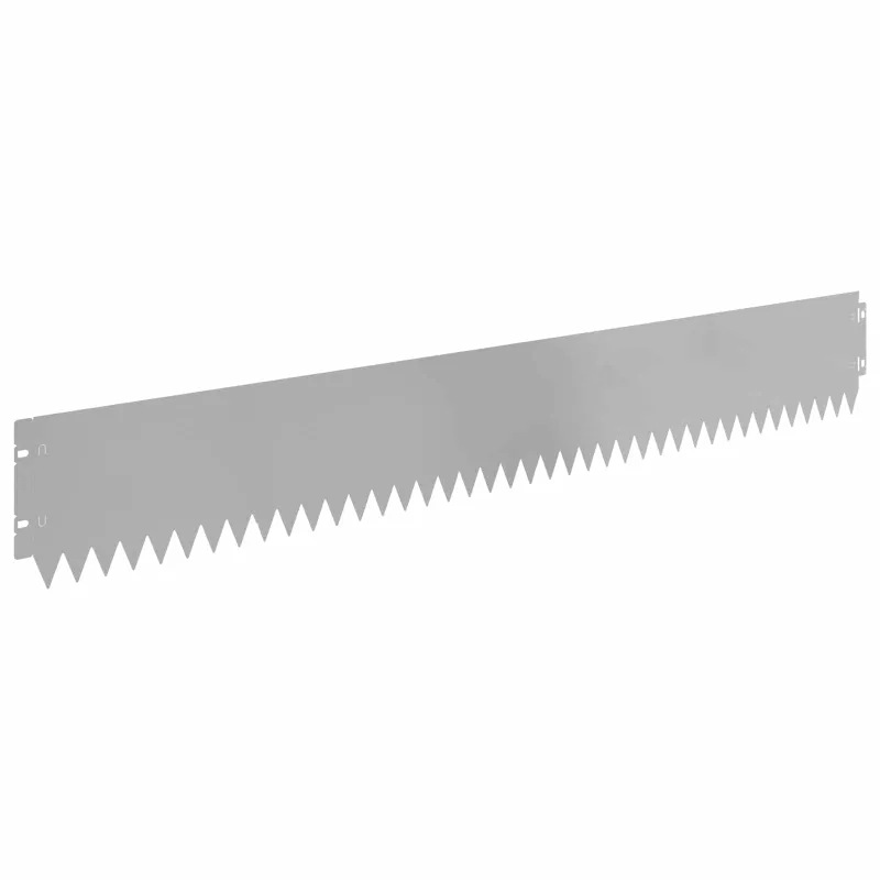 Vejo kraštas 30 pcs 103 x 15 cm Plienas Sidabrinė