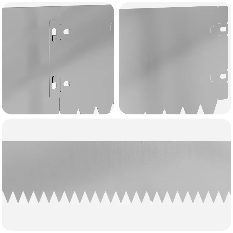 Vejo kraštas 30 pcs 103 x 15 cm Plienas Sidabrinė