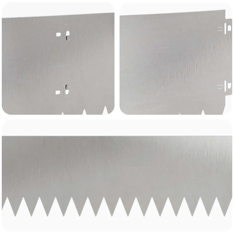 Vejo kraštas 30 pcs 103 x 20 cm Plienas Sidabrinė