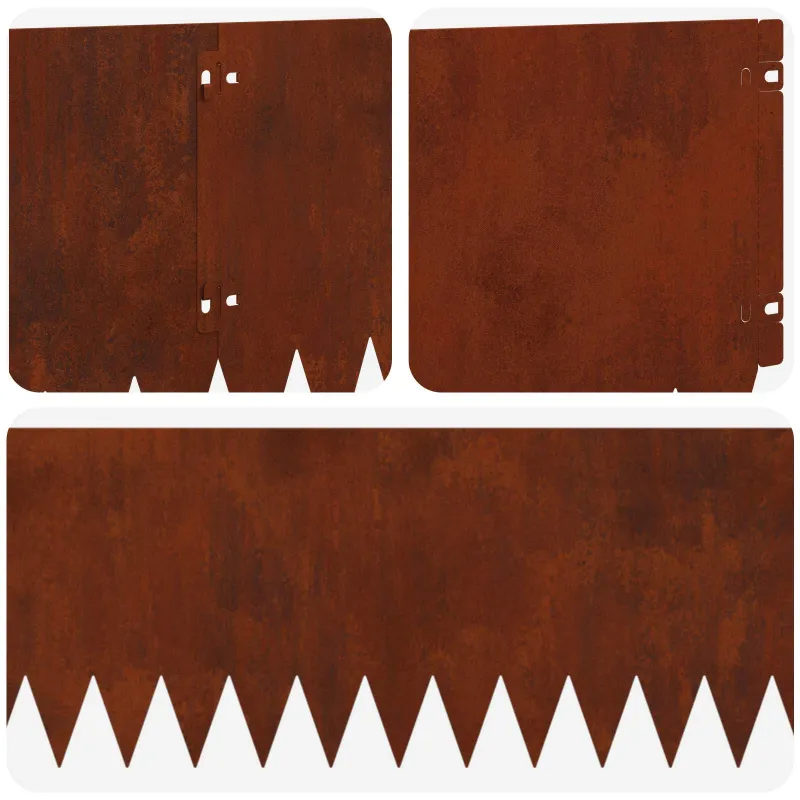 Vejo kraštas 20 pcs 103 x 25 cm Plienas Rūdijanti