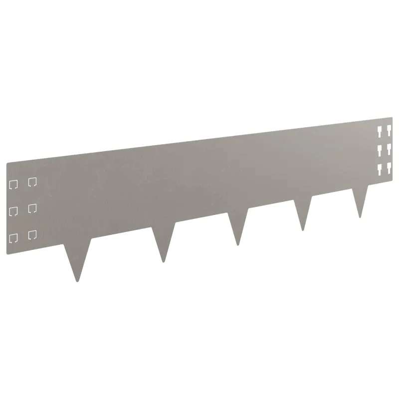 Vejo kraštas 10 pcs 100 x 25 cm Plienas Rūdijanti