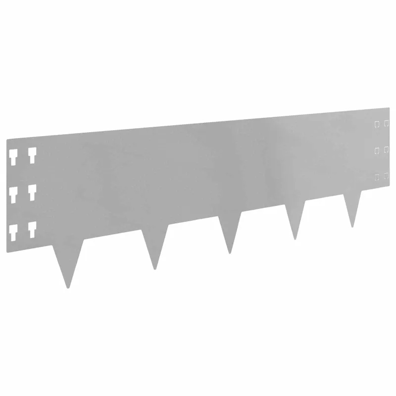 Vejo kraštas 30 pcs 100 x 30 cm Plienas Sidabrinė