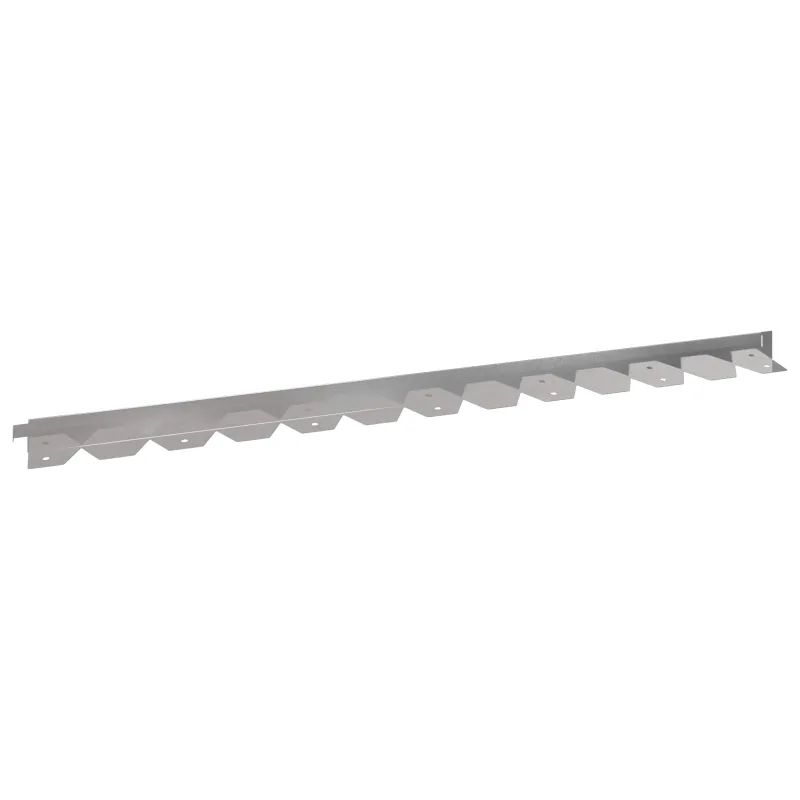 Vejo kraštas 20 pcs 102 x 4 x 4 cm Plienas Sidabrinė