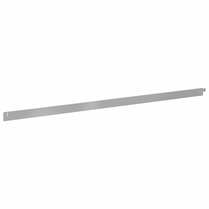 Vejo kraštas 20 pcs 102 x 4 x 4 cm Plienas Sidabrinė
