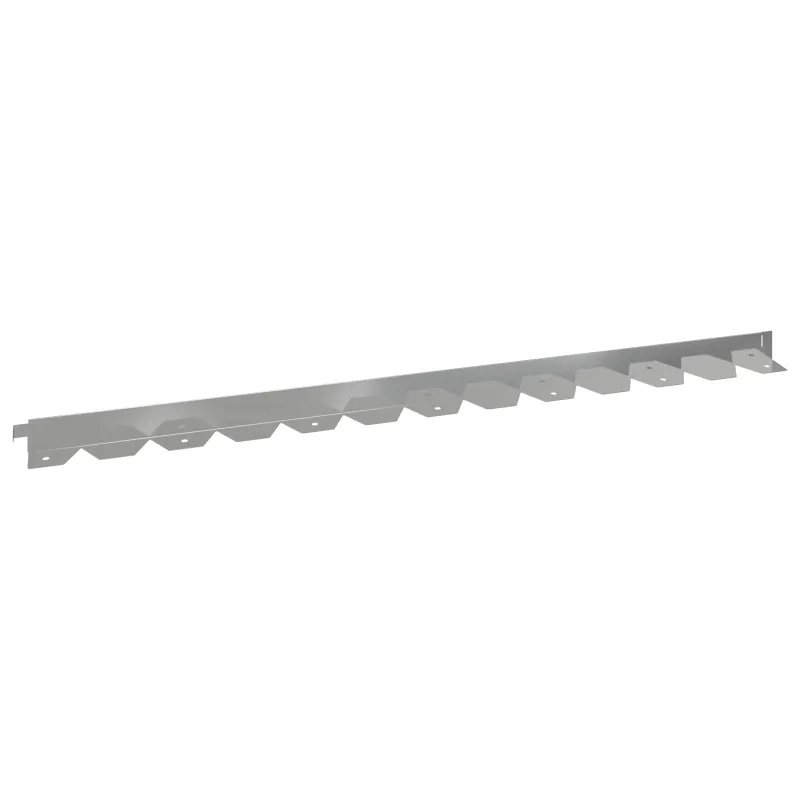 Vejo kraštas 30 pcs 102 x 4 x 4 cm Plienas Sidabrinė