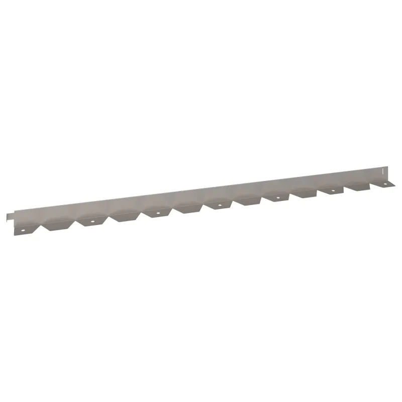 Vejo kraštas 20 pcs 102 x 4 x 4 cm Plienas Rūdijanti