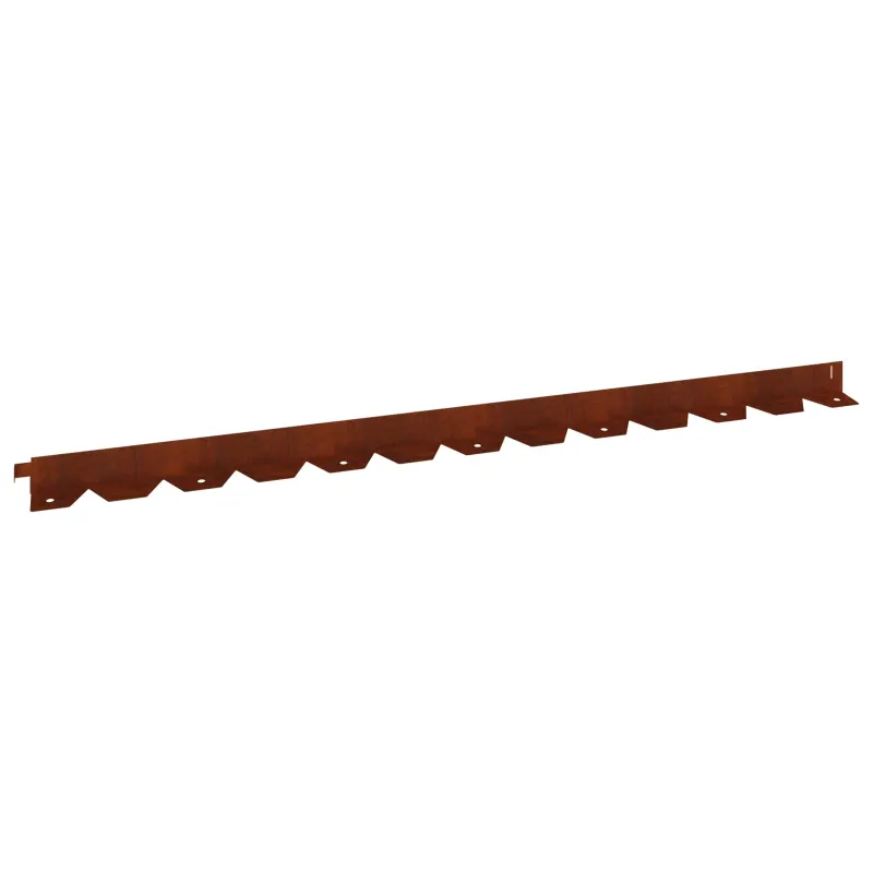 Vejo kraštas 50 pcs 102 x 4 x 4 cm Plienas Rūdijanti
