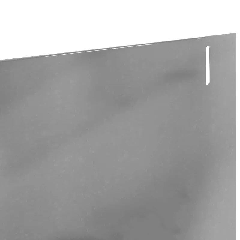 Vejo kraštas 20 pcs 102 x 10 x 4 cm Plienas Sidabrinė