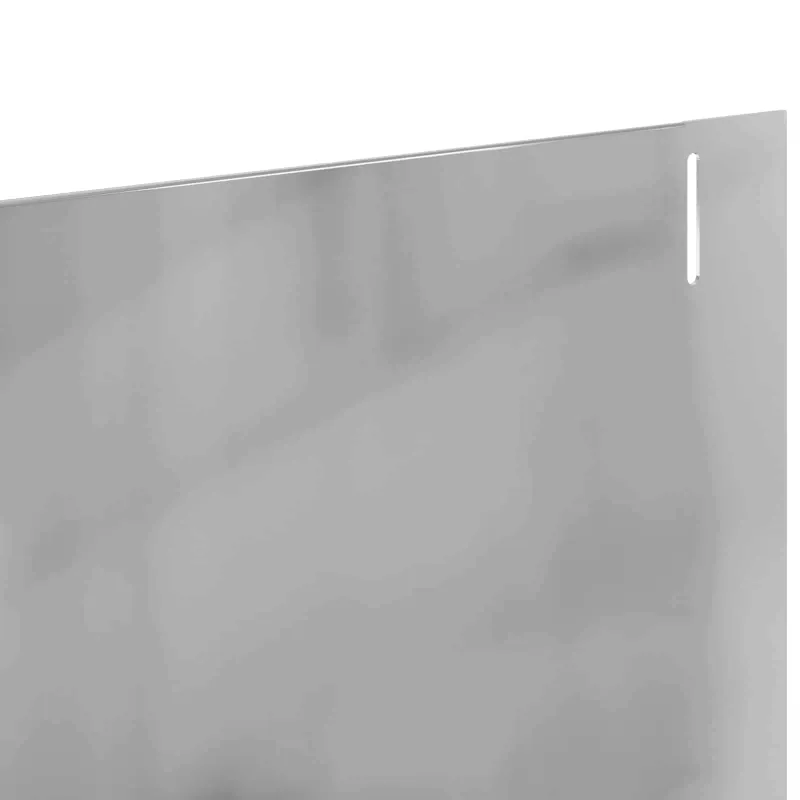 Vejo kraštas 30 pcs 102 x 10 x 4 cm Plienas Sidabrinė