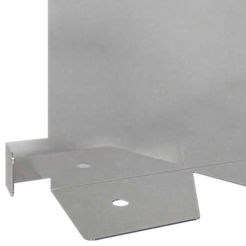 Vejo kraštas 30 pcs 102 x 15 x 4 cm Plienas Sidabrinė
