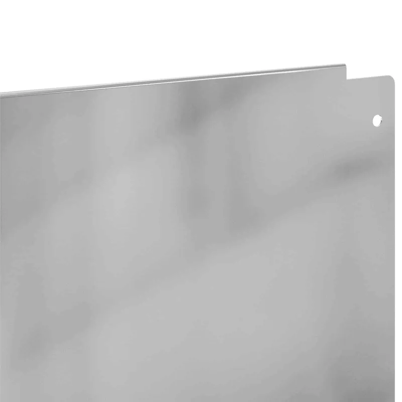 Vejo kraštas 30 pcs 100 x 18 cm Plienas Sidabrinė