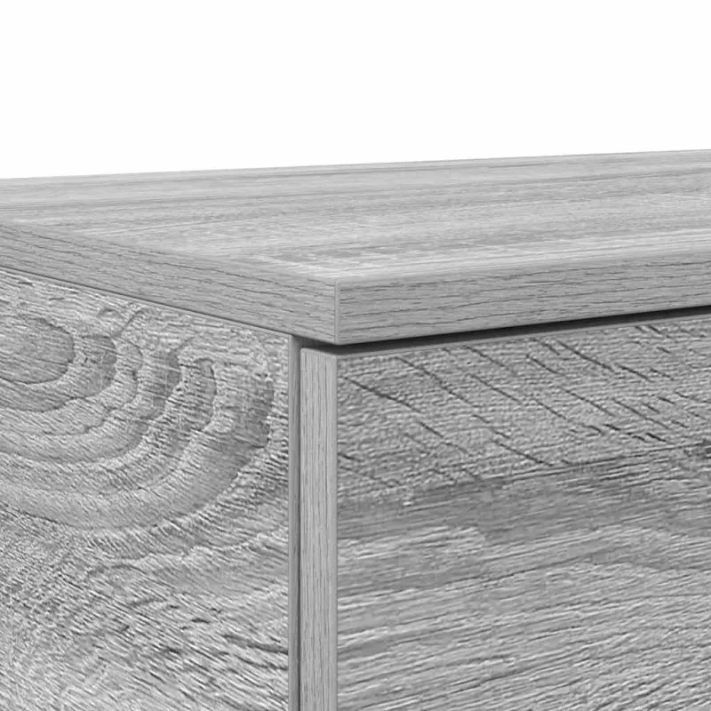 Lovos stalčiai su stalčių Pilkas Sonoma 90 x 36,5 x 16,5 cm