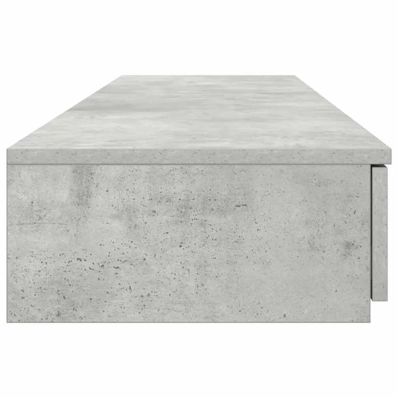 Lovos stalčiai su stalčių Betono pilka 150 x 36,5 x 16,5 cm